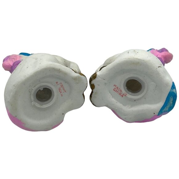 Porcelain Ceramic Pastel Unicorn Salt and Pepper Shaker Set Fantasy Collectible - Picture 5 of 9